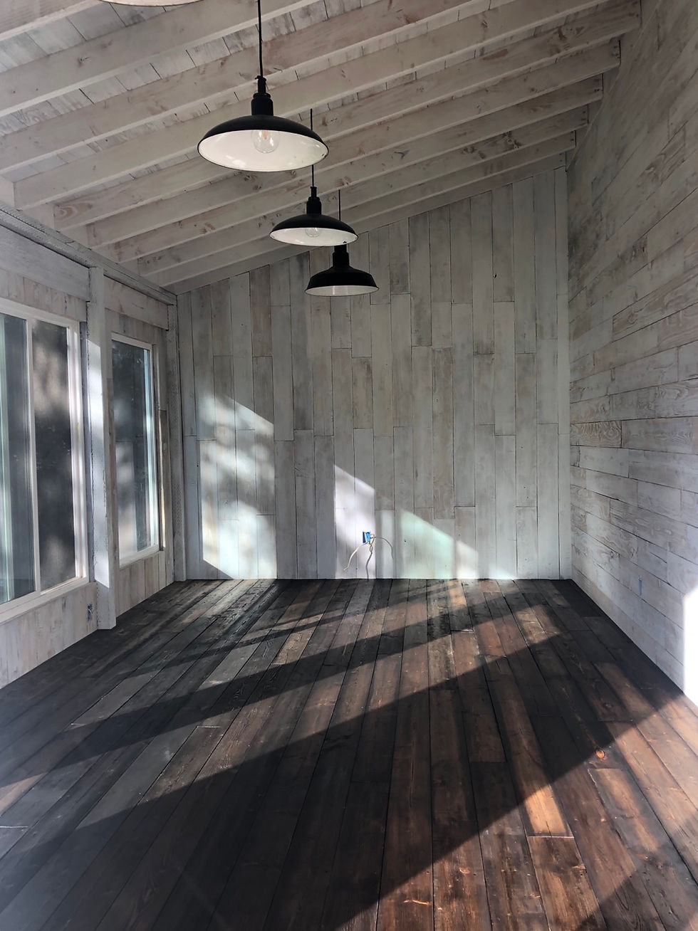 Reclaimed Barn Studio Build