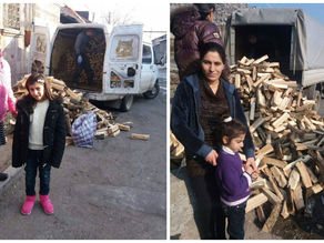 Firewood Delivered to 4 Families in Poverty