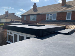 Derby complex multi level full roof replacement with sky light installation