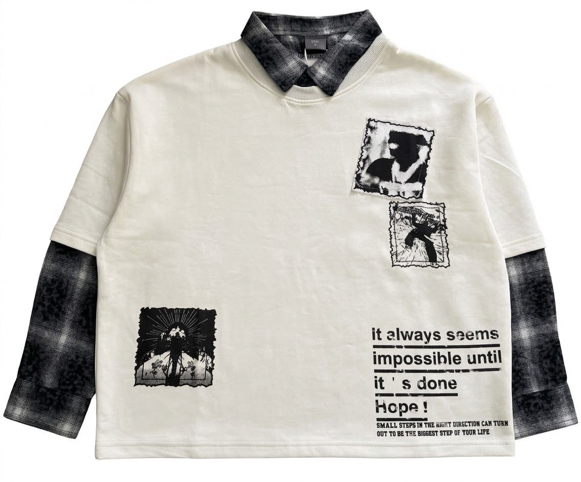 Polo Patch Quadri White