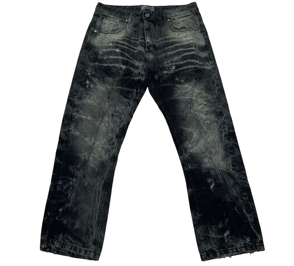 Jeans Baggy Cianotic Stright Studs