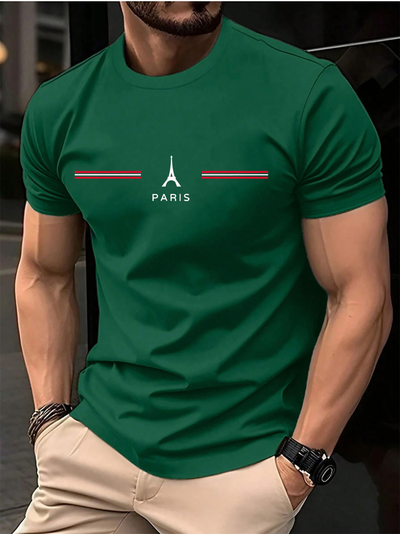 T-shirt sport décontracté d'été pour homme, 100 % coton pur, coupe oversize, imp
