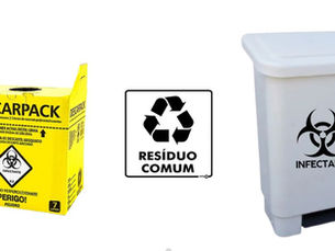 imagens de contenedores de residuos representando pgrss tem validade