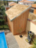 Abri de jardin sur mesure. Douglas et Tavaillon de Red Cedar