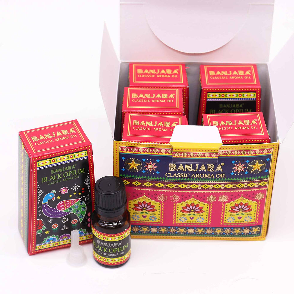 Miniatura: Oleo com fragancia de la India Banjara 10ml - Opio Preto