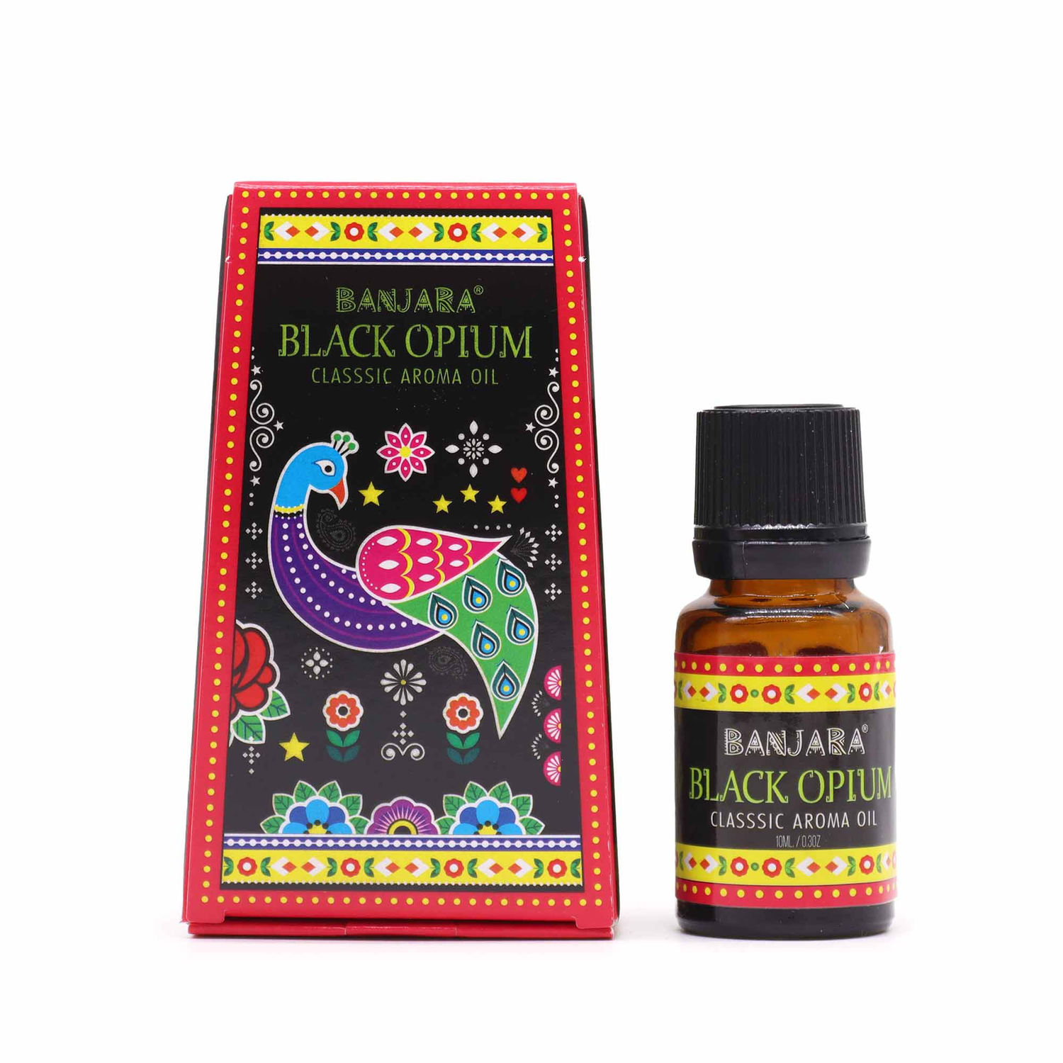 Oleo com fragancia de la India Banjara 10ml - Opio Preto