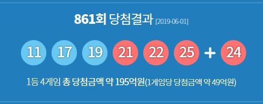 로또861회