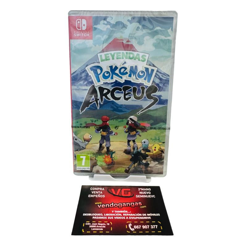 VIDEOJUEGO POKÉMON ARCEUS PARA NINTENDO SWITCH