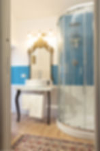 the bathroom of one of our rooms