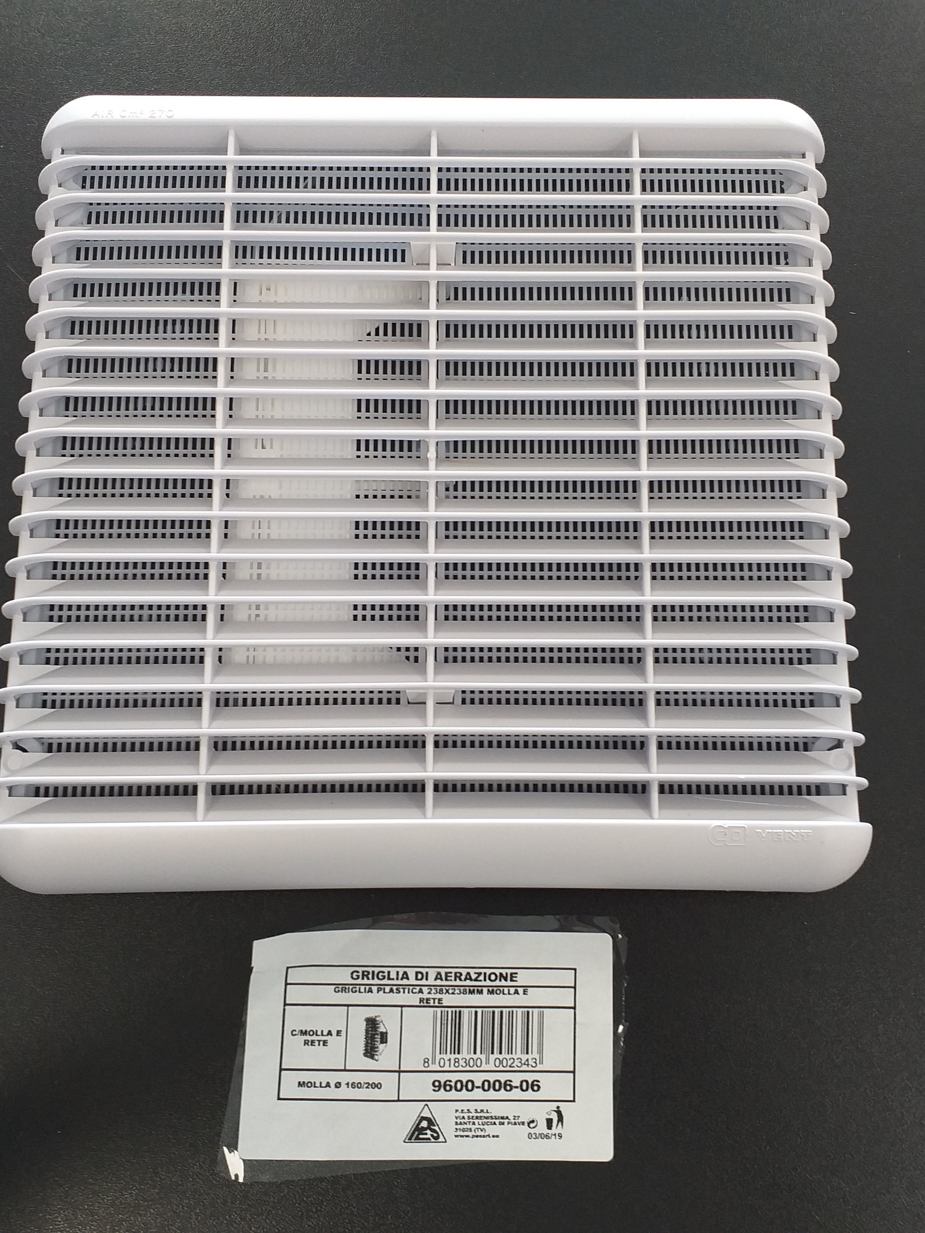 GRIGLIA A GRAVITA’ ( 238X238)