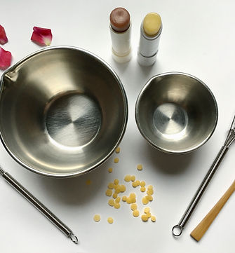 atelier créatif DIY parent enfant pour apprende à faire son baume levre