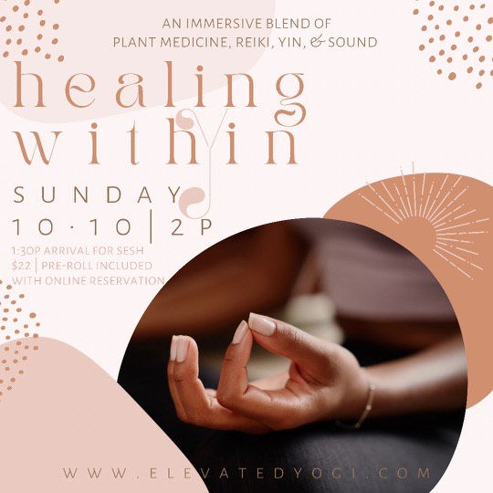 Healing Within: Immersive blend of plant medicine, Reiki, Yin, and sound