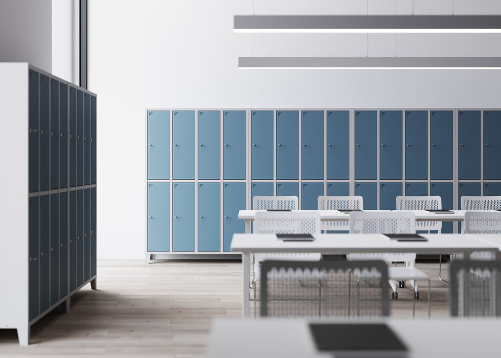 Lockers in metallo