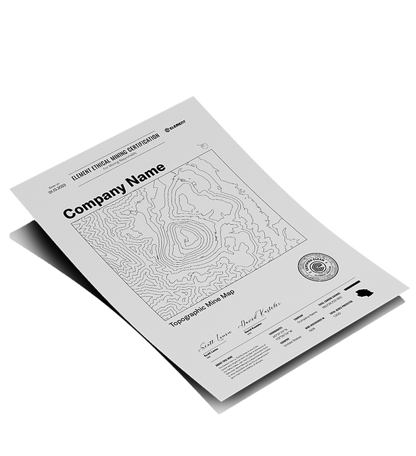 Stria Mining Certification mockup