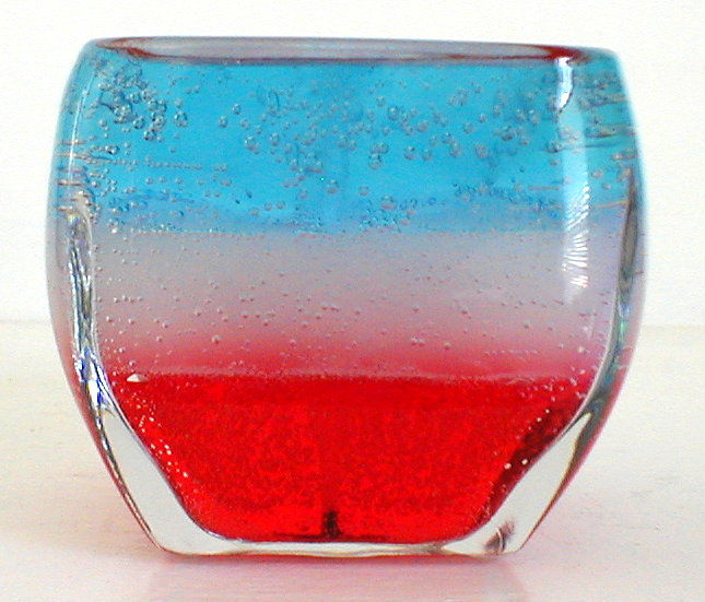 Red, White, and Blue Candle