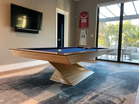 The Portside Pool Table by Brilliant Billiards 