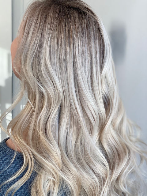 Full Highlights, Root Melt, Glaze And A Haircut.