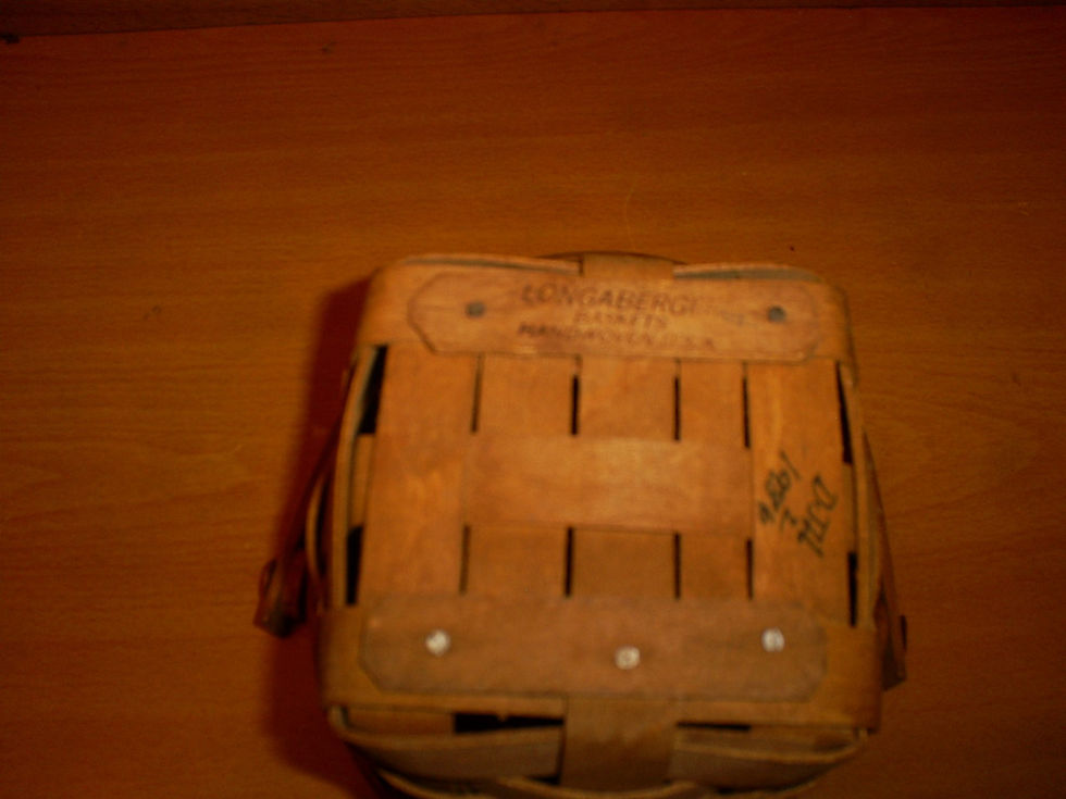 Thumbnail: Old Vintage Longaberger Basket