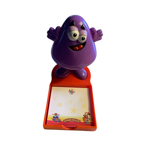 2005 Grimace Notepad Holder McDonald's Happy Meal Toy