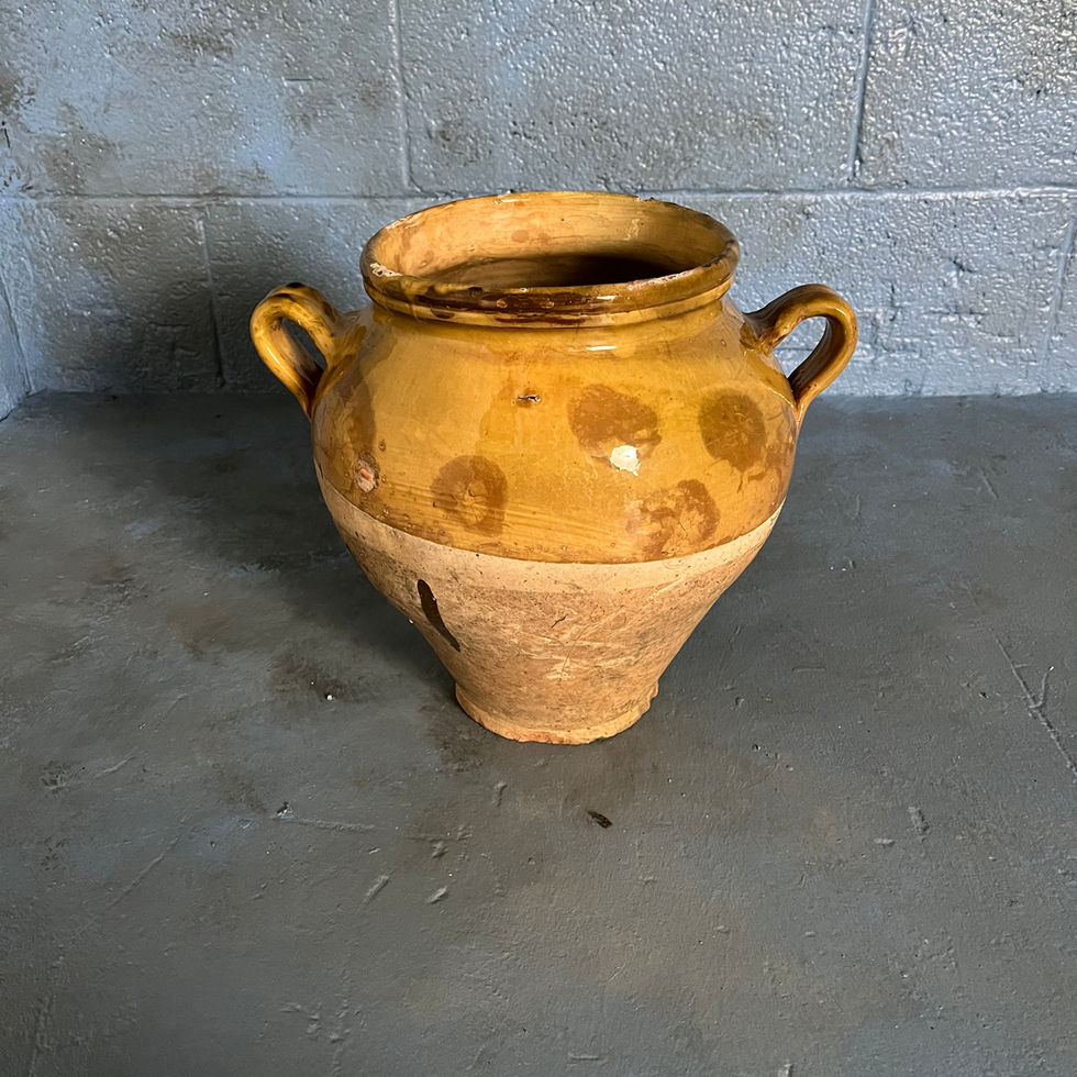 French Confit Pot Glazed Terracotta