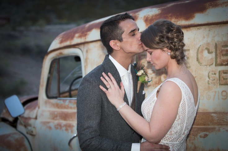 A wedding in Nelson Ghost Town
