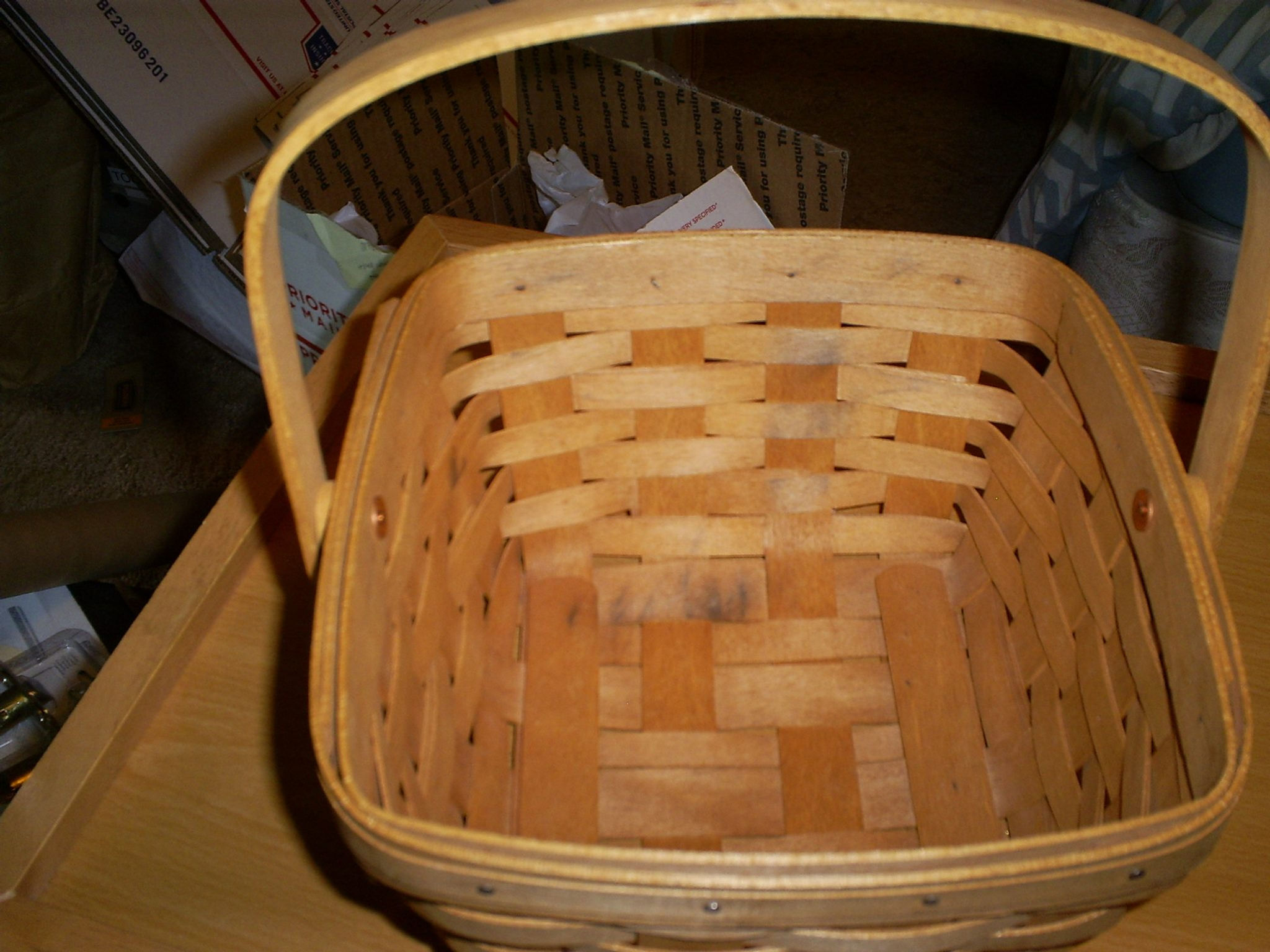 Olds Vintage Longaberger baskets Handwoven