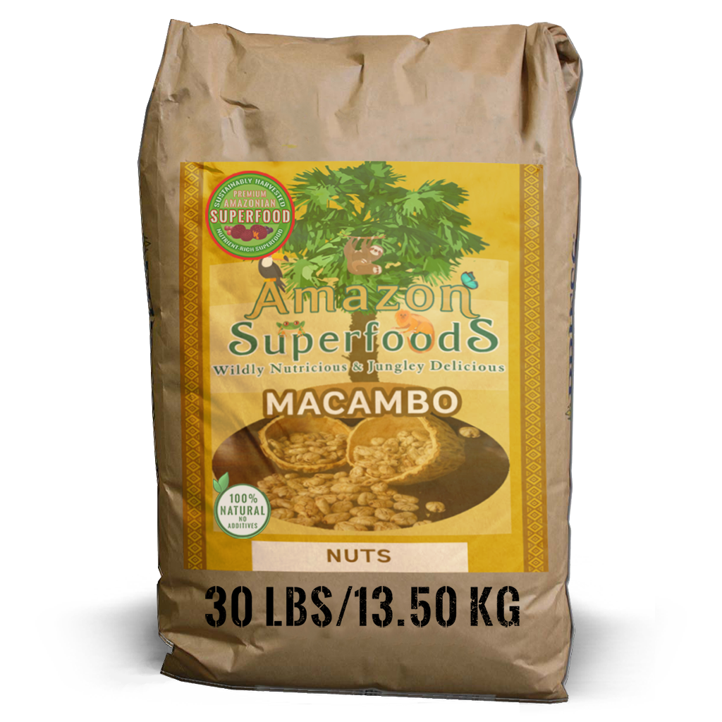 Macambo (Theobroma bicolor) Lightly Toasted Nuts/Beans 30lbs/13,5kg