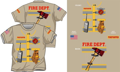 Thumbnail: Jr. Firefighter Turnout T-Shirt