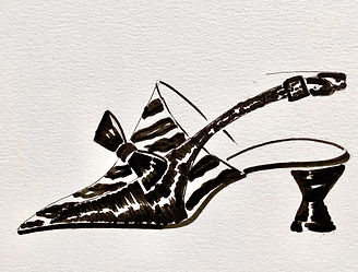 Michelle Shoe Drawing