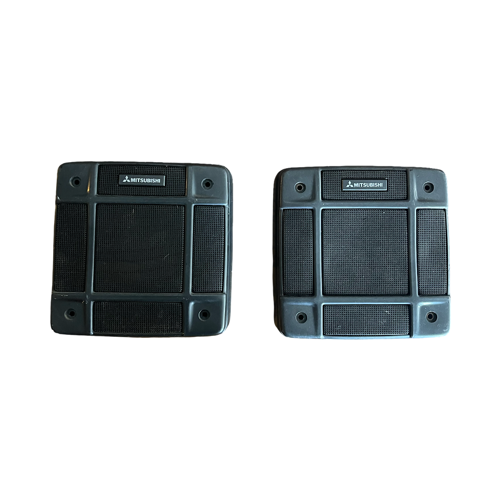 Dodge Raider OEM Mitsubishi Speaker Covers (Black)