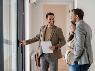 a man introducing a new property in orange county