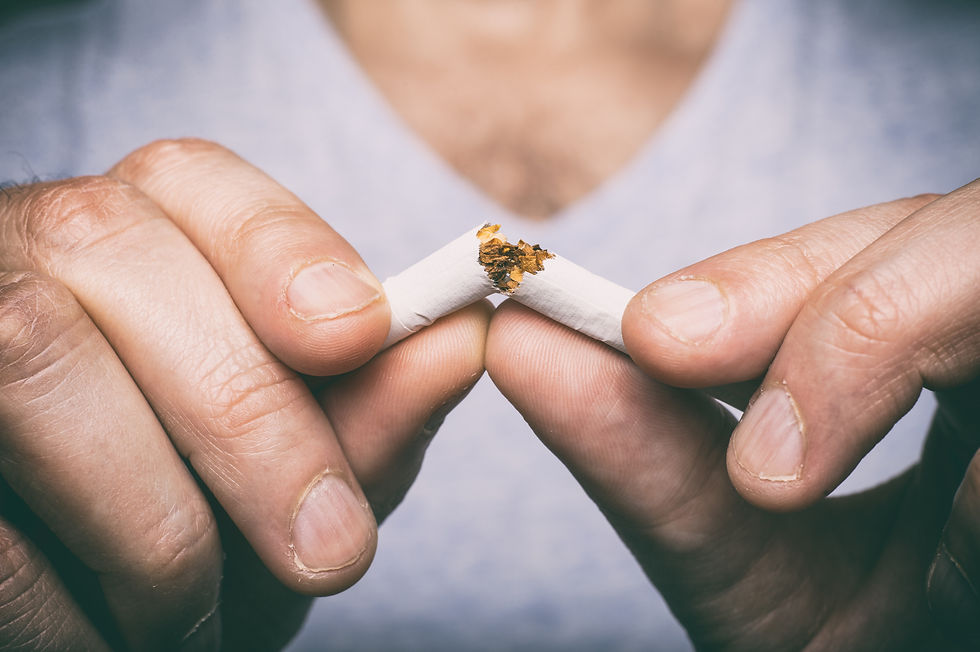 Breaking a Cigarette in Half | Quitting Tobacco