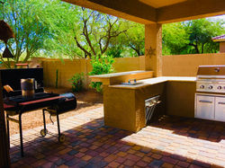 Outdoor Kitchen & Entertainment Area