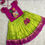 Thumbnail: Beautiful pattu pavadai paired with pongal themed embroidery blouse 