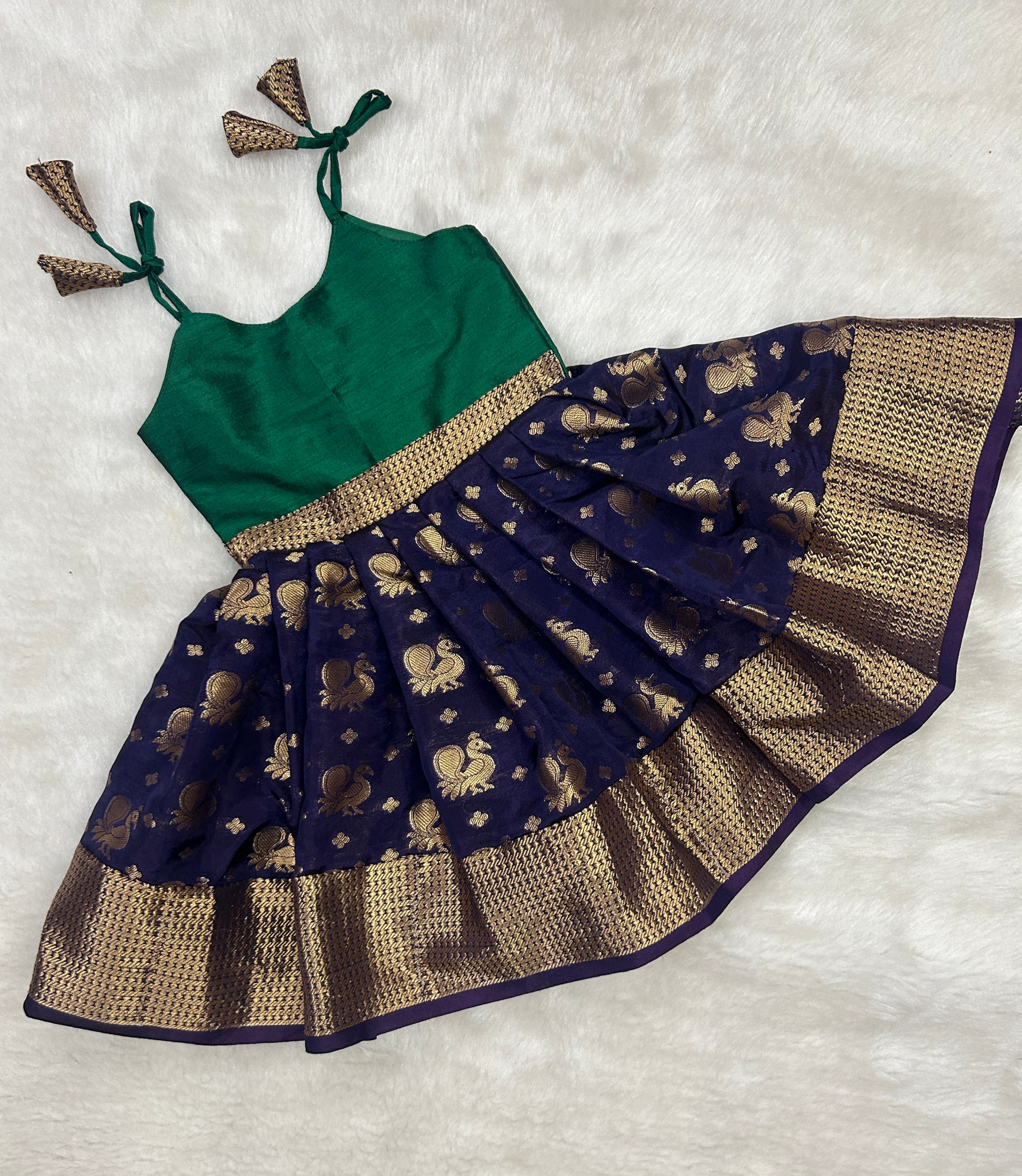 Beautiful Kanchi Pattu gown 