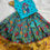 Thumbnail: Beautiful pattu pavadai paired with peacock themed embroidery blouse 