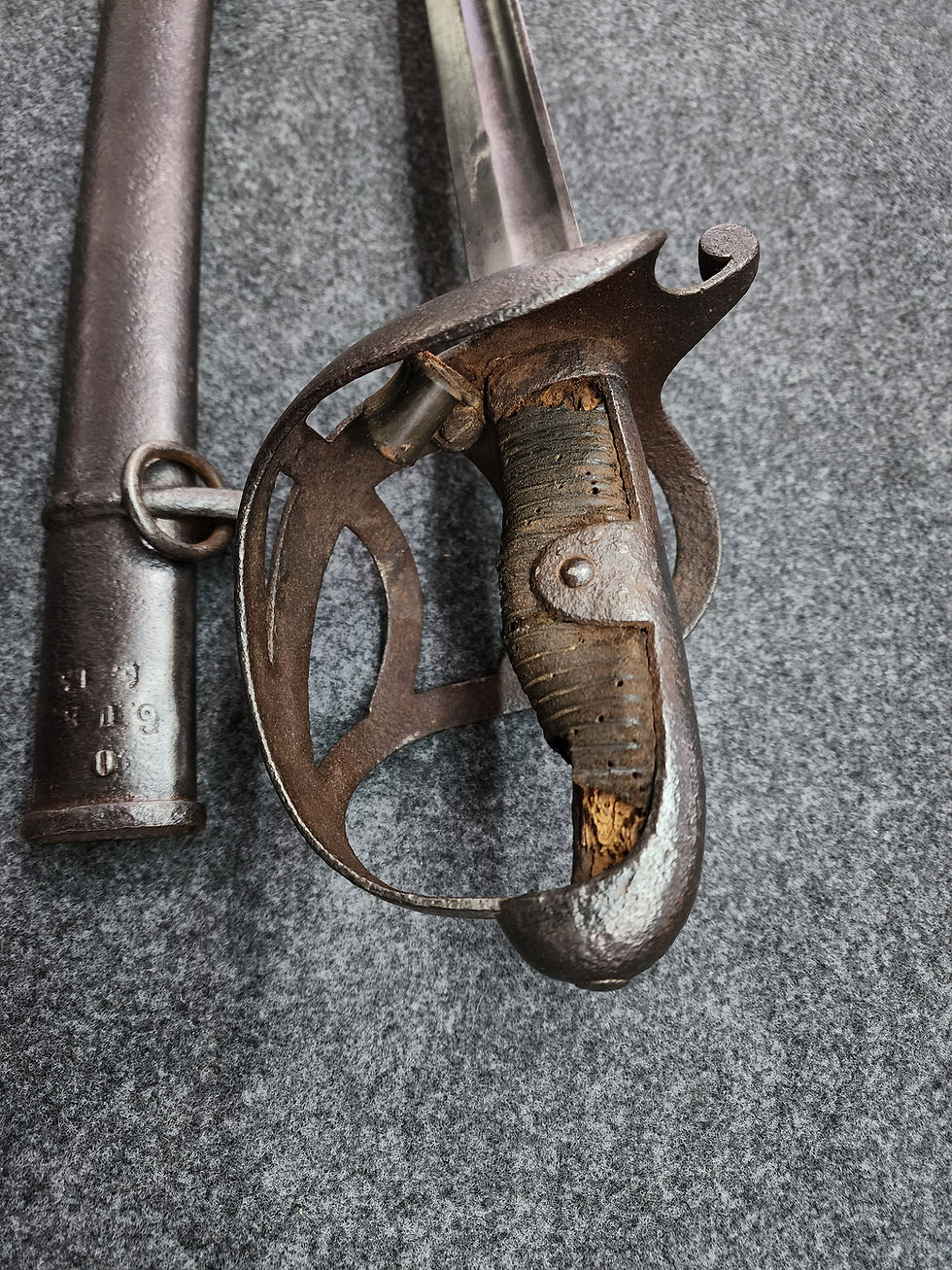 Thumbnail: Prussian Model 1852 Cavalry Saber with Scabbard