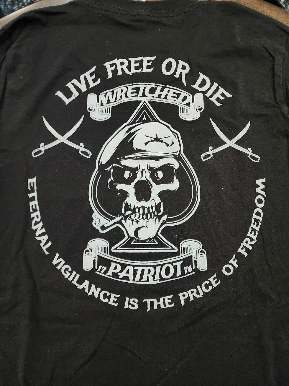 Thumbnail: Wretched Patriot Hoodie Embroidered logo