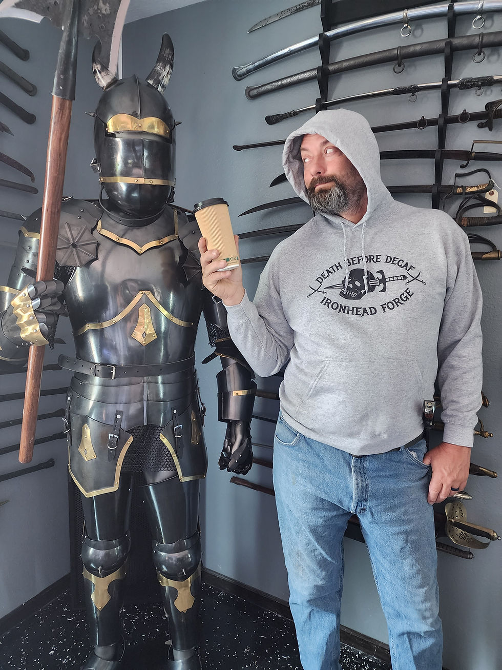 Thumbnail: Death Before Decaf Hoodie