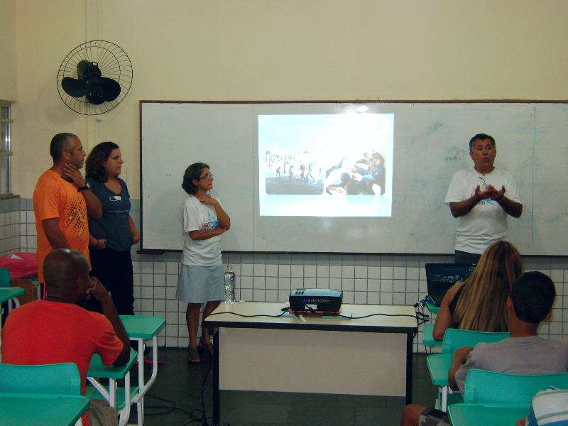 Apresentação do projeto para os pais