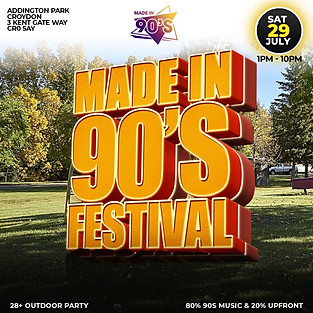 MADE IN 90'S FESTIVAL 2023