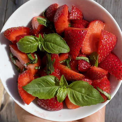 Strawberry-Basil Syrup