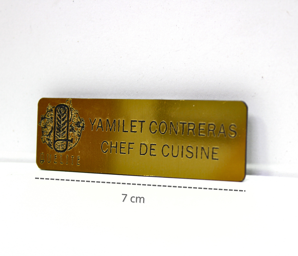 Miniatura: Placa para Gafete de Identificacion