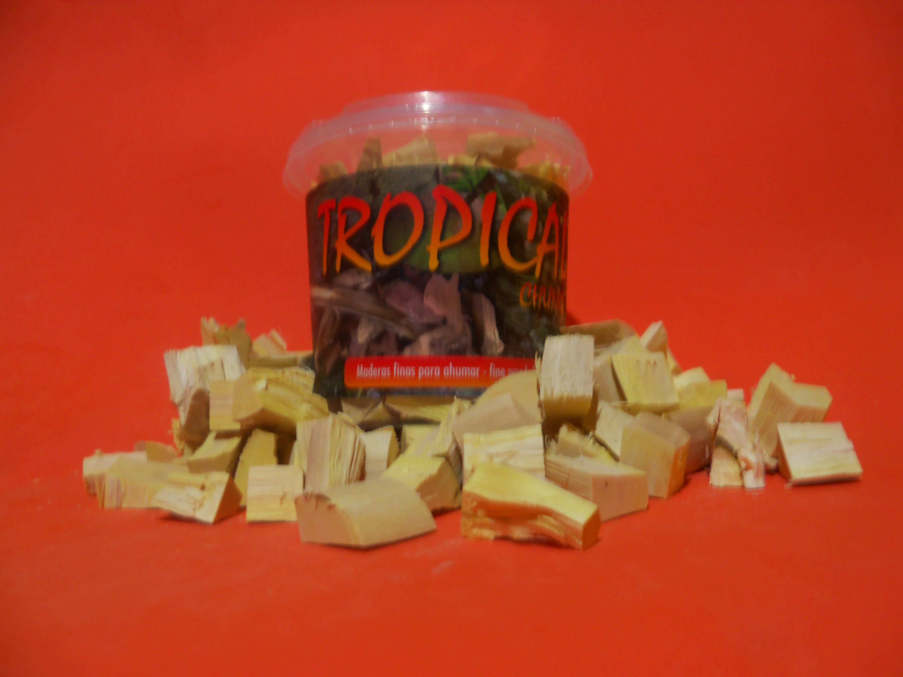 CHUNKS DE MADERA DE NARANJO X 300 Grs