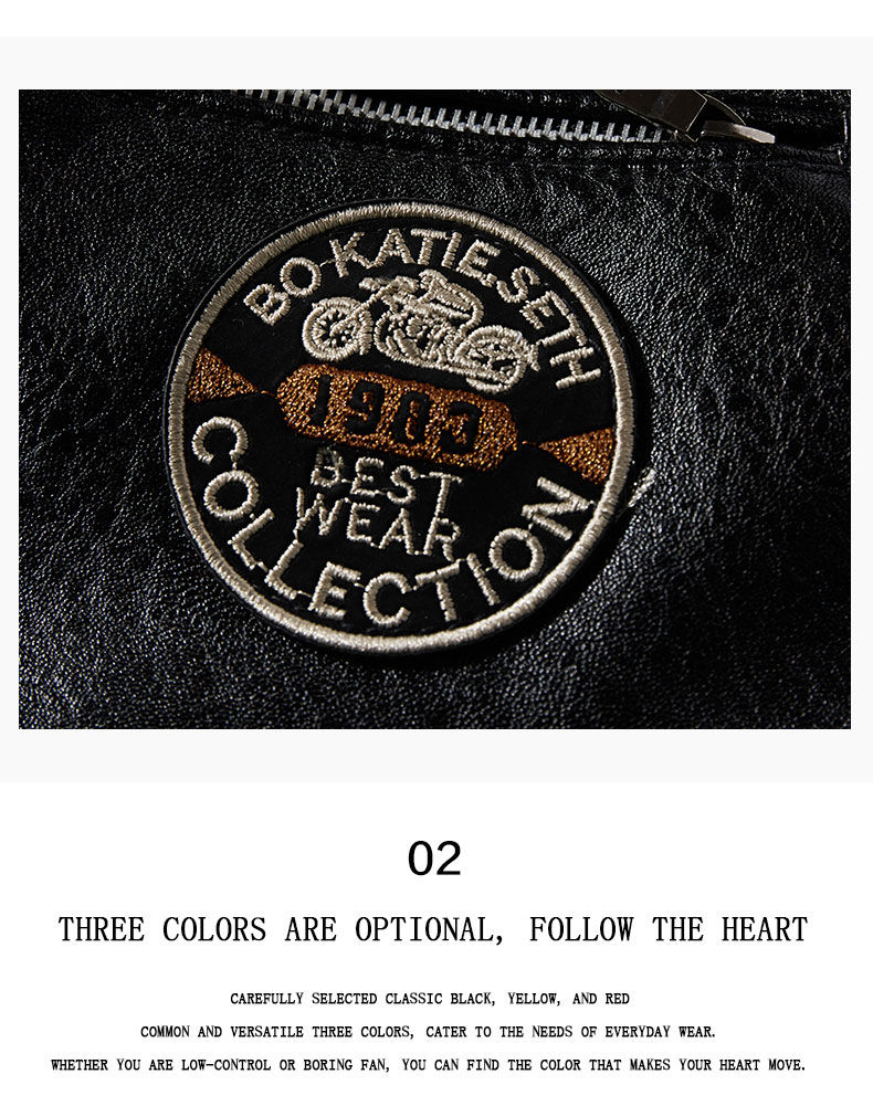Thumbnail: The Kensington – Faux Leather Winter Jacket
