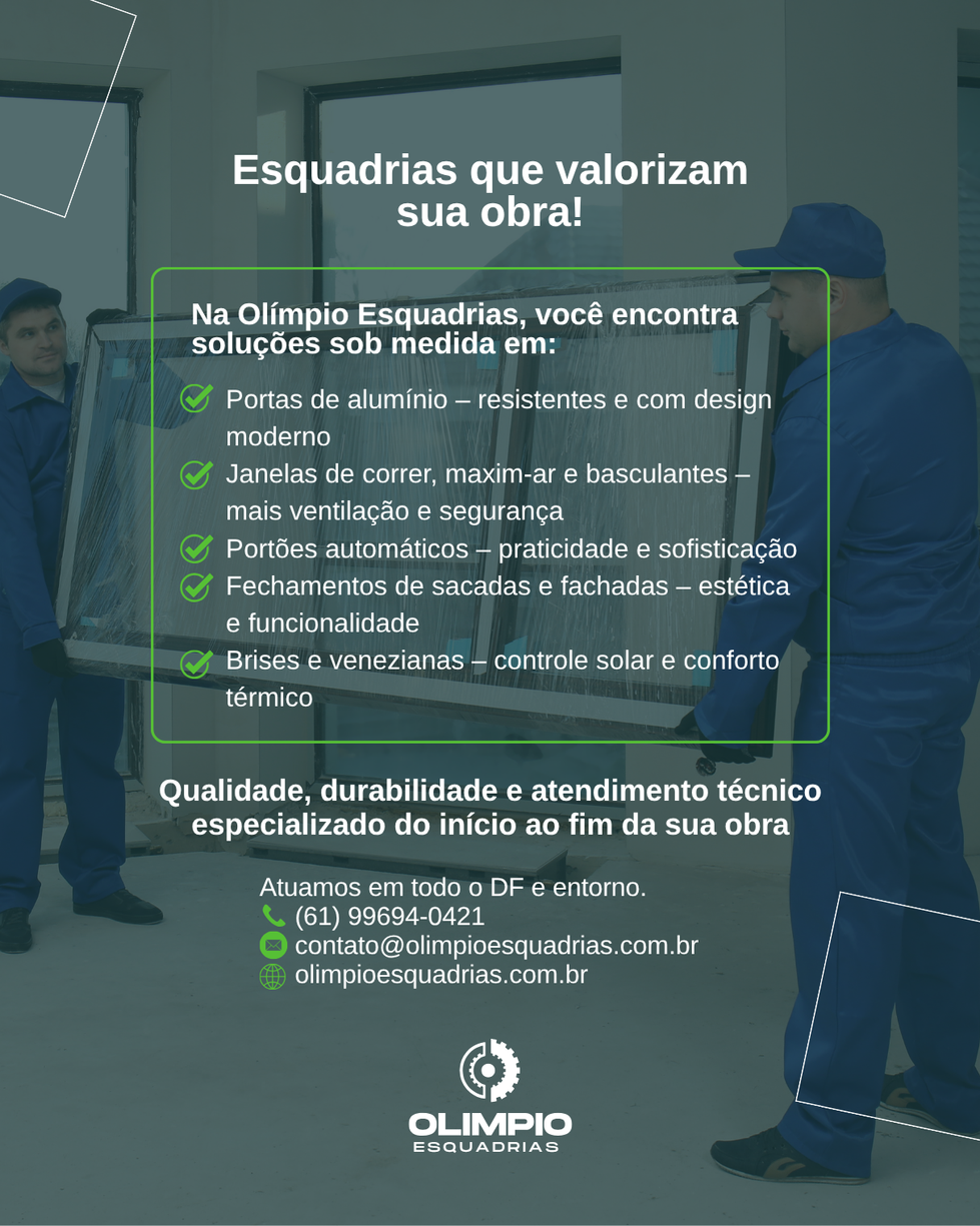 Esquadrias que valorizam sua obra!