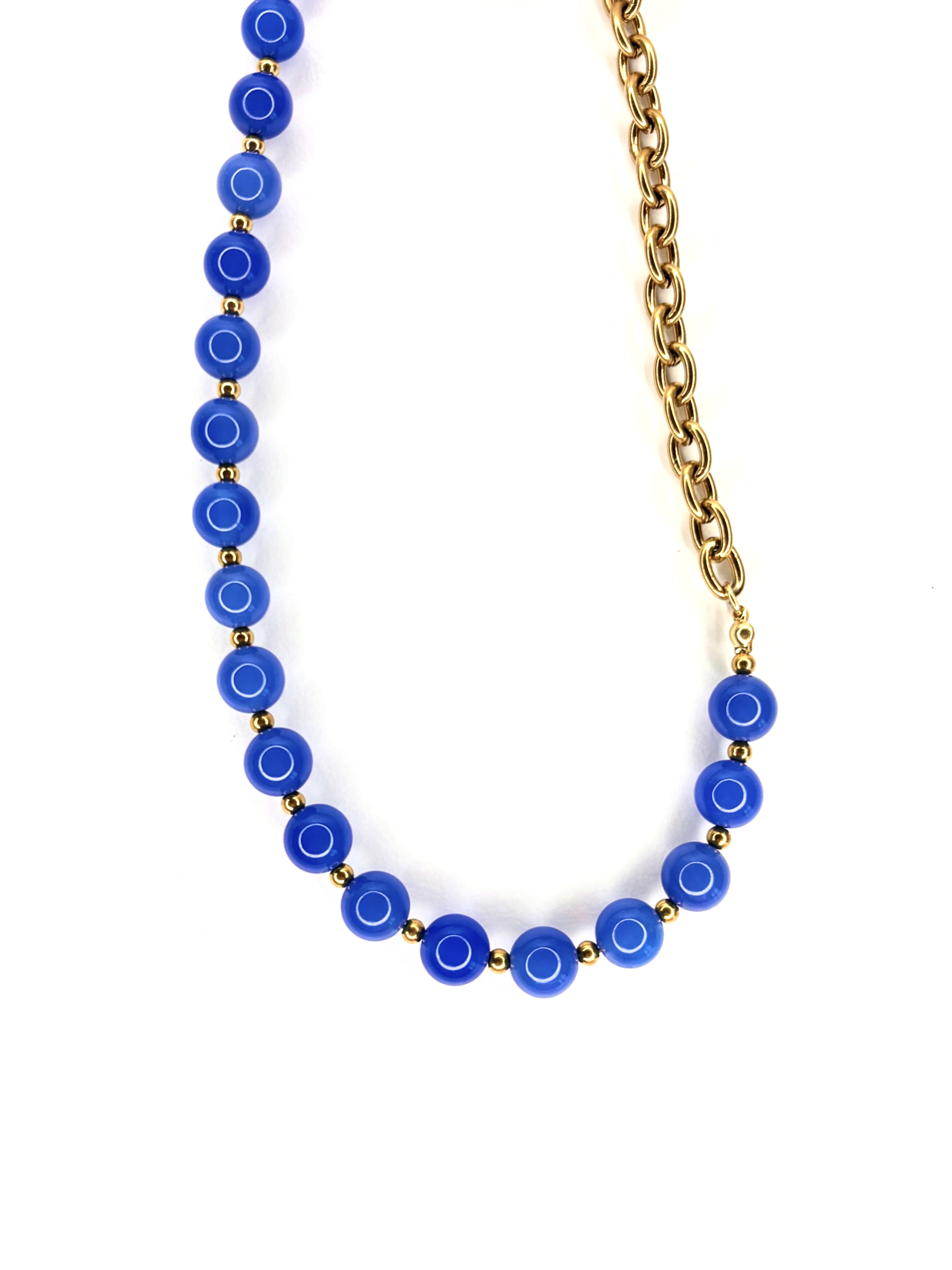 Serenity Chain Necklace - Product Image (Blue Agate)