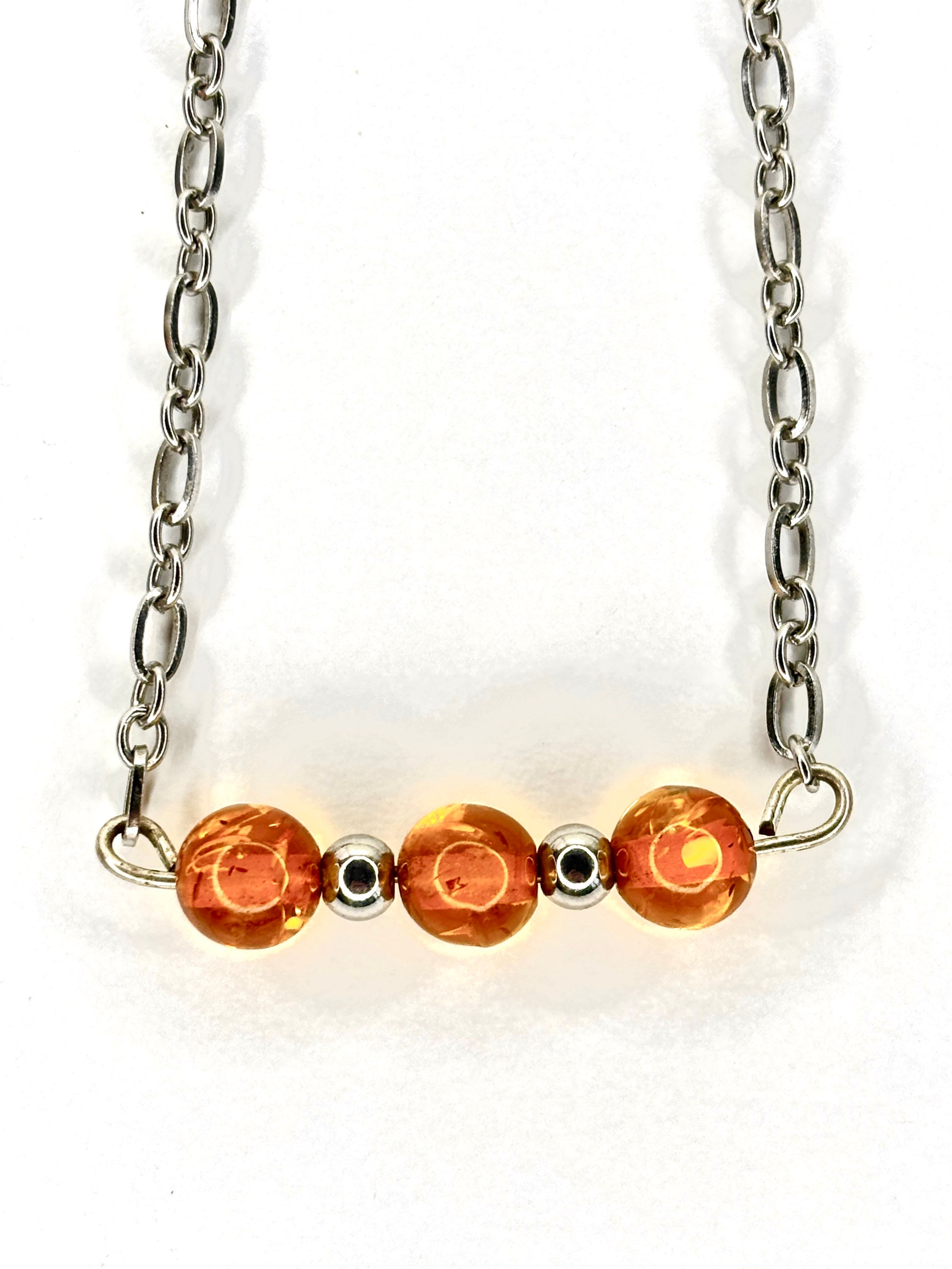 Custom Stainless Steel Crystal Necklace