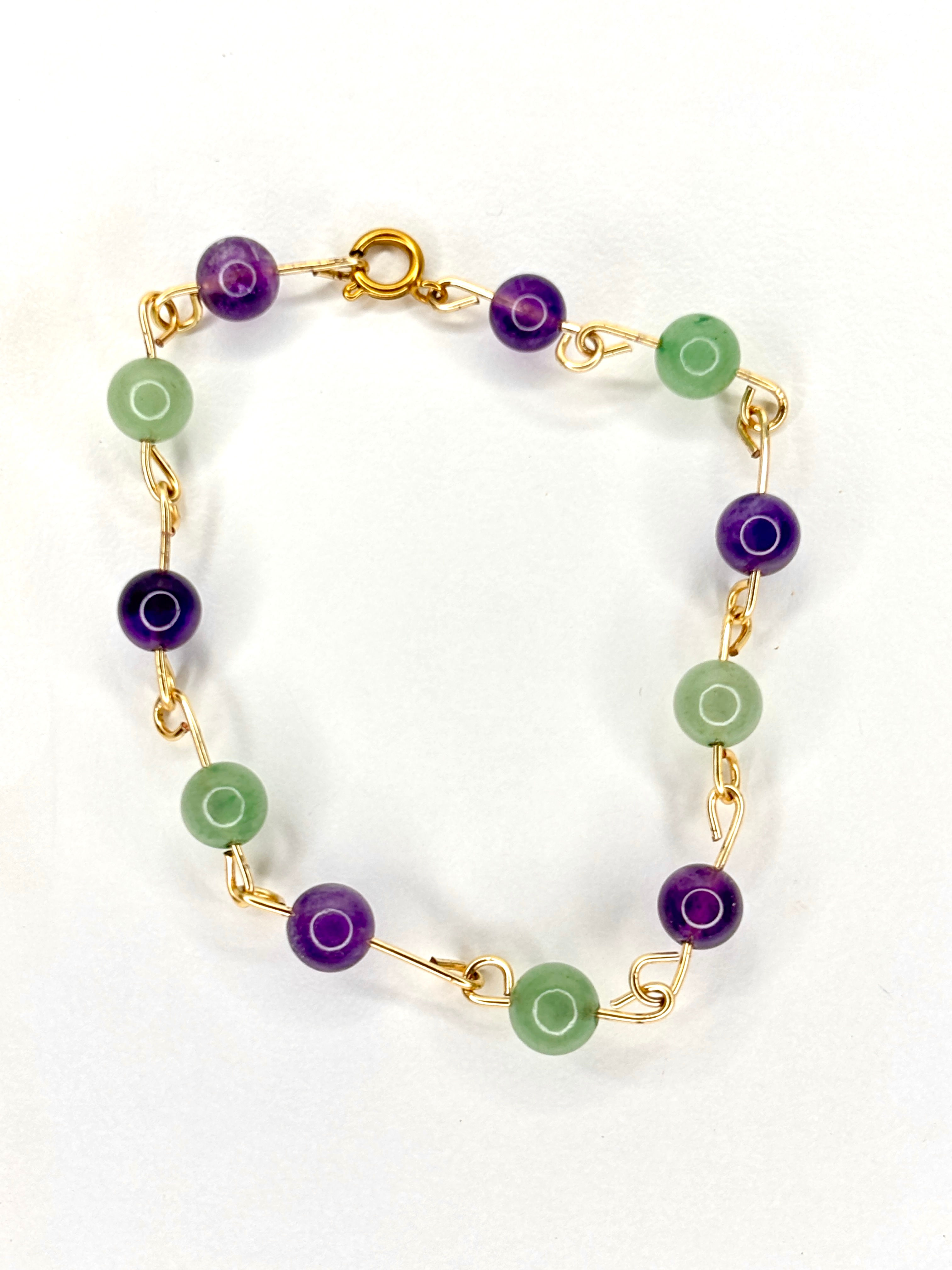 Wired Crystal Anklet