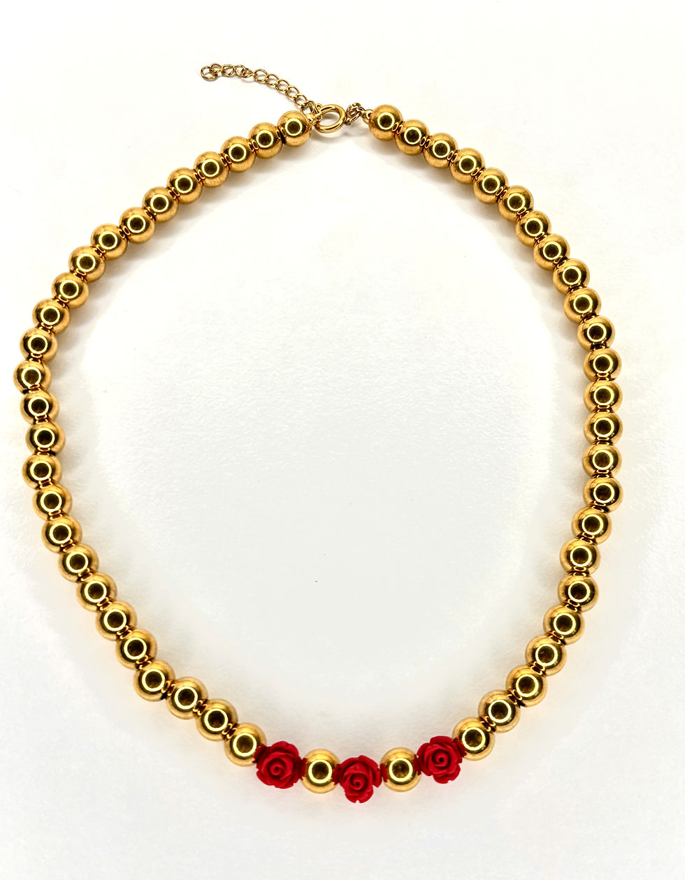 Thumbnail: Rose Petal Necklace - Gold